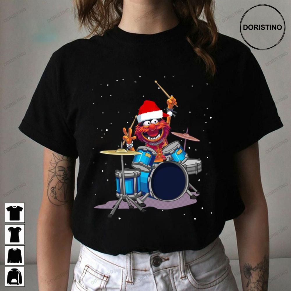 Christmas Muppet Animal Drummer Limited Edition T-shirts